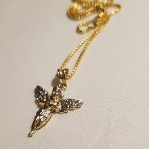 Angel Piece Gold Chain